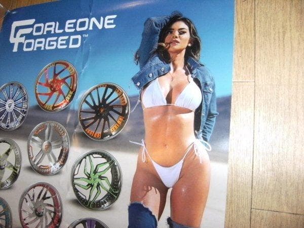 非売品★宣伝用 CORLEONE FORGED WHEELS ポスター