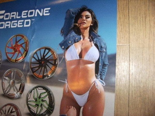 非売品★宣伝用 CORLEONE FORGED WHEELS ポスター