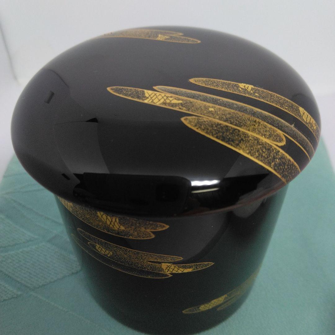 西村弘峰作 春霞蒔絵 金輪寺 金箔蓋裏蒔絵 棗 茶器 共箱 茶道具