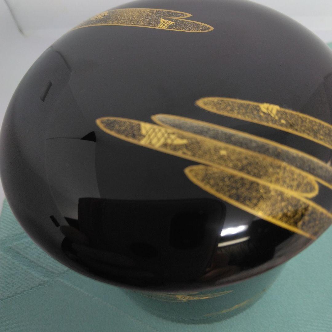 西村弘峰作 春霞蒔絵 金輪寺 金箔蓋裏蒔絵 棗 茶器 共箱 茶道具