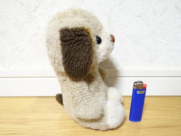 希少 70年代 ビンテージ 犬 ワンちゃん ぬいぐるみ レトロ 昭和 当時物