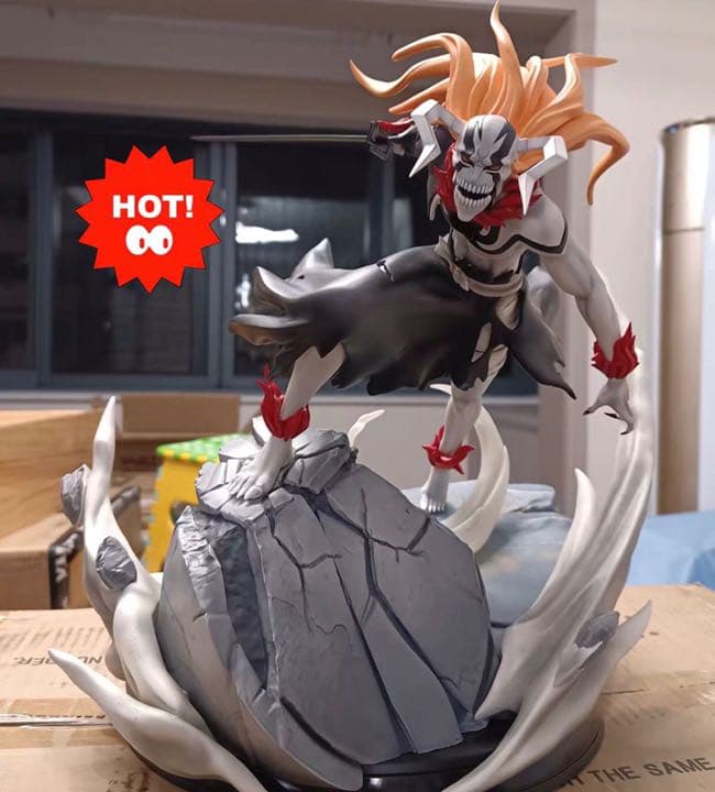 BLEACH 黒衣少年図 黒崎一護 ガレージキット ガレキ スタチュー④①