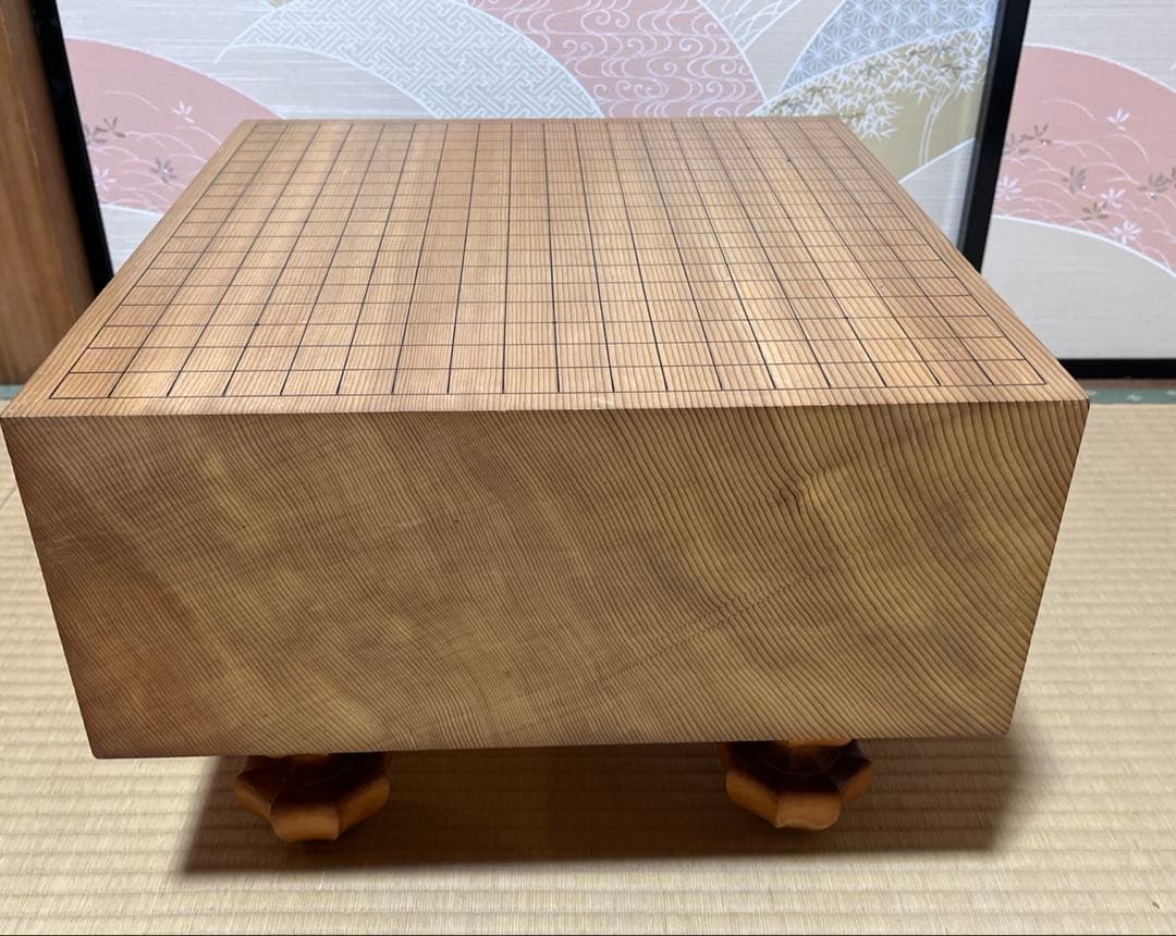 碁盤、脚付き、碁石セット