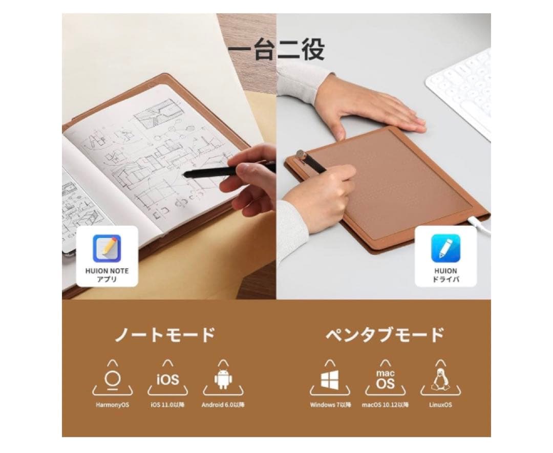 【最終値下げ！】 【美品】HUION NOTE デジタルノート