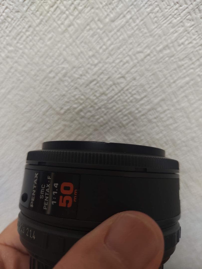 SMC PENTAX-Fレンズ 1:1.4 50mm 淵3か所歪みあり