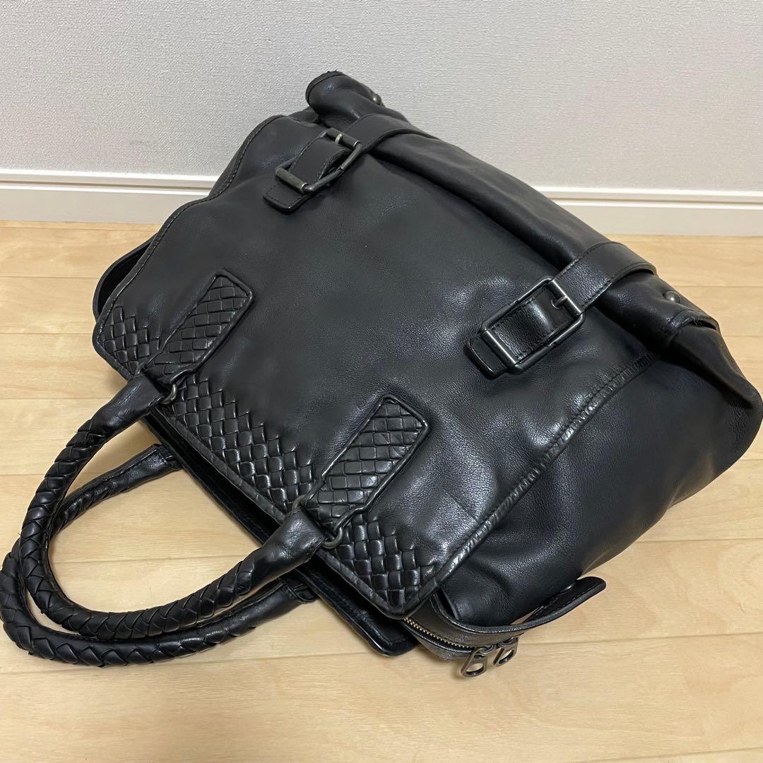 ■BOTTEGA VENETA（ボッテガ）良品 /ハンドバッグ/ ブラック 黒