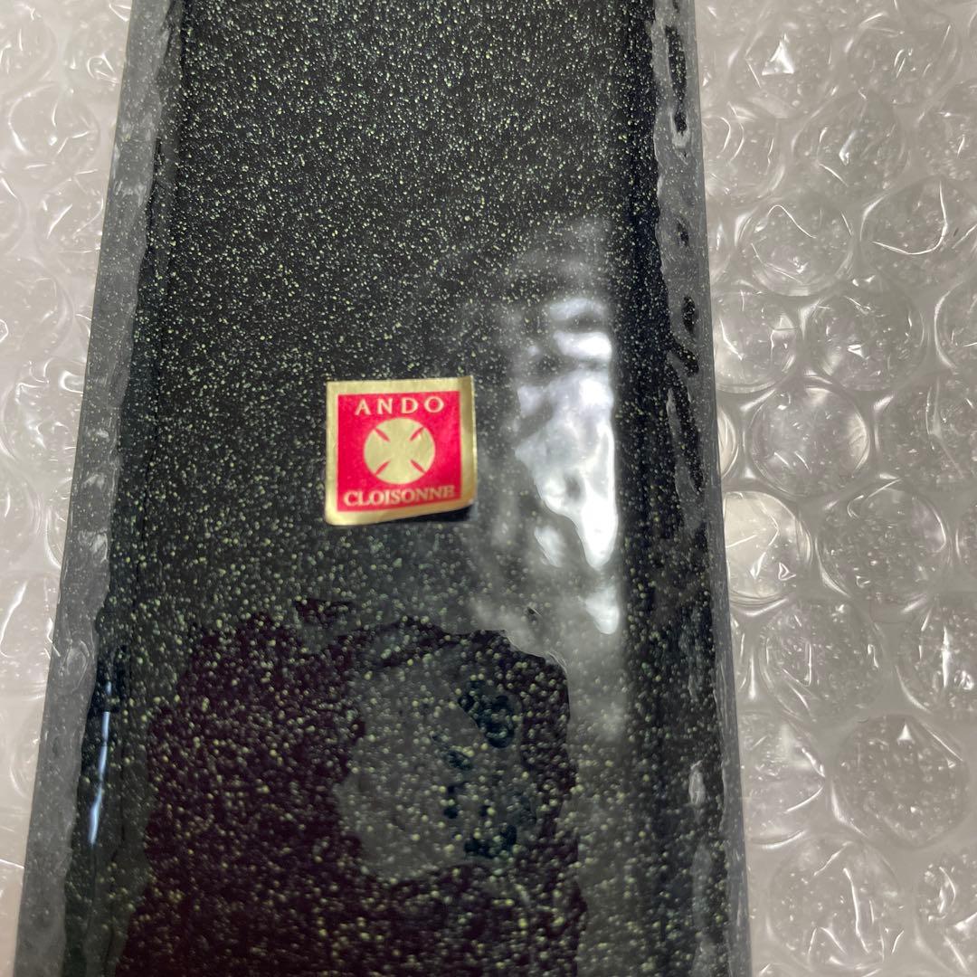 希少　ANDO 宮内庁御用達　安藤七宝店　七宝ボールペンとペン皿のセット