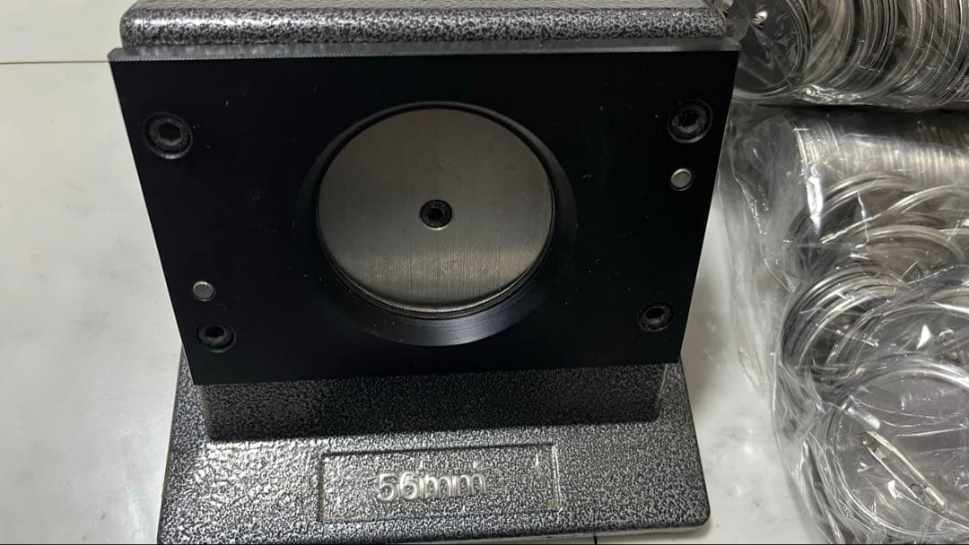 缶バッジマシーンセット56mmカット 32mmカット Zピン56mmx557個