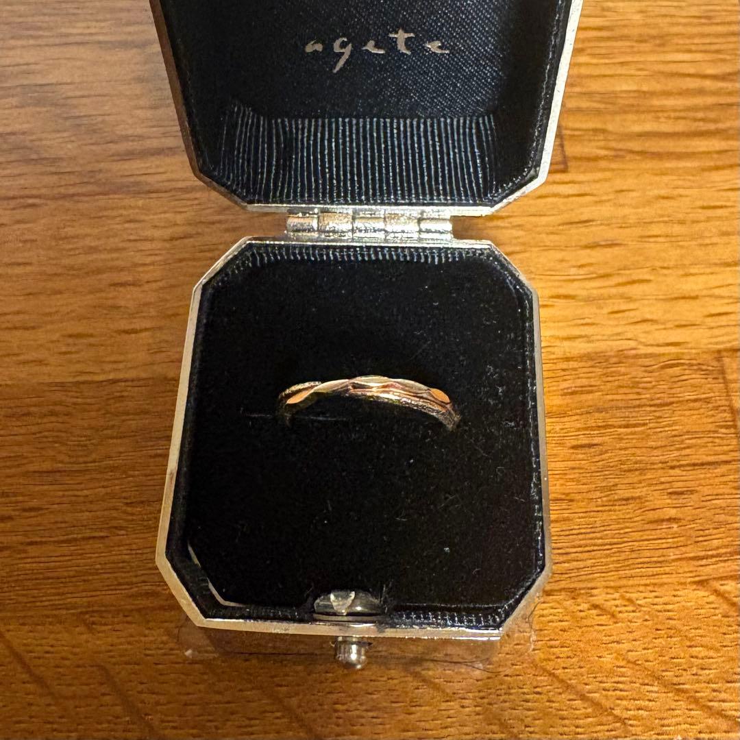 ⚠️じゅう⚠️agate K10リング