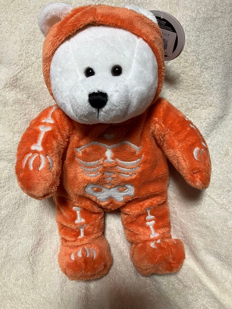 スターバックス　ベアリスタ ぬいぐるみ／ドラゴン・ハロウィン（オレンジ・ピンク）