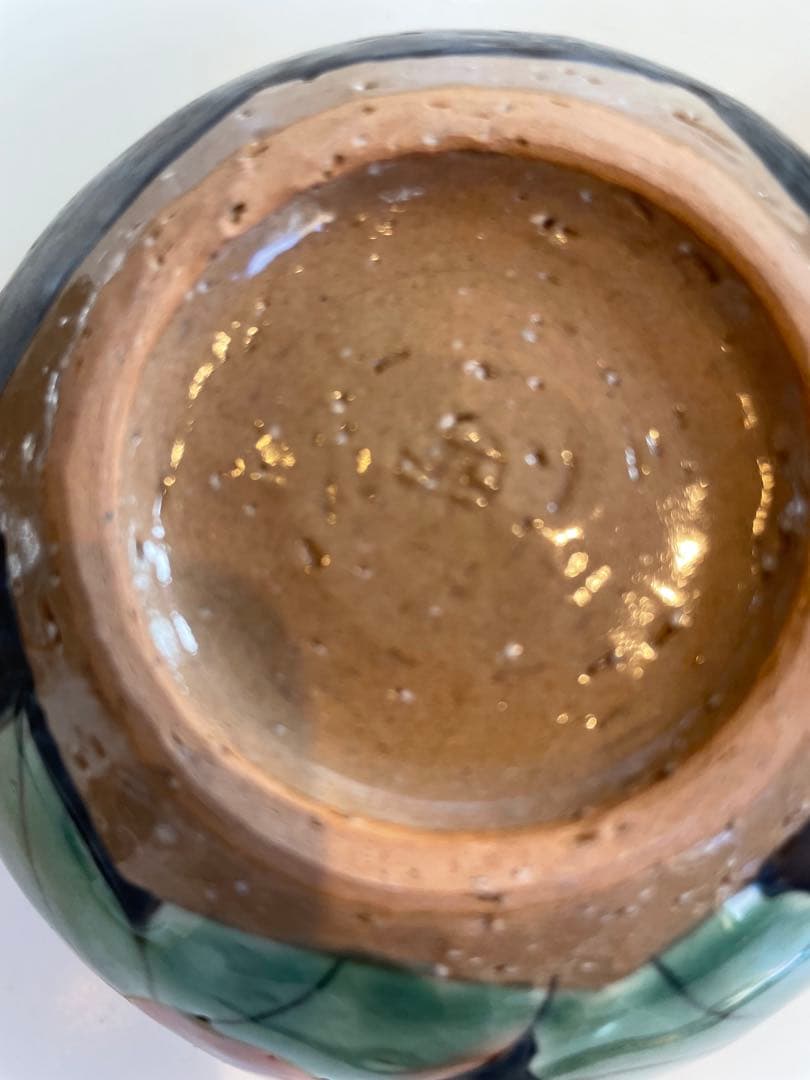 陶葊　陶あん　深鉢　銀彩　レア