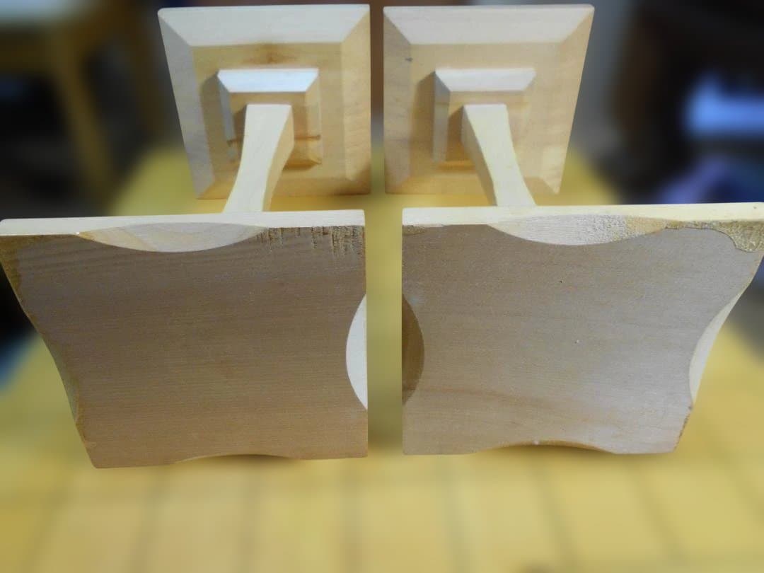 将棋盤脚付き5寸／本榧／板目／盤カバー付き／駒台／※難有