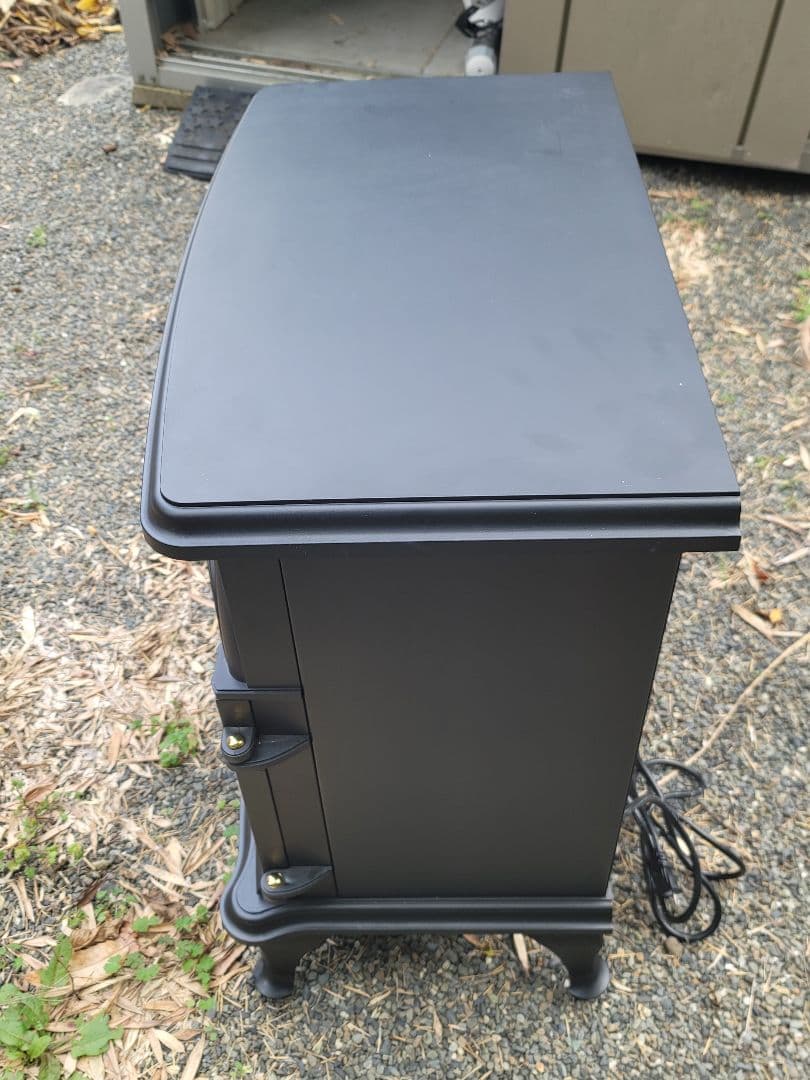 美品 ワイド暖炉型ファンヒーター 2017年 BLT-999B-3-BK ニトリ