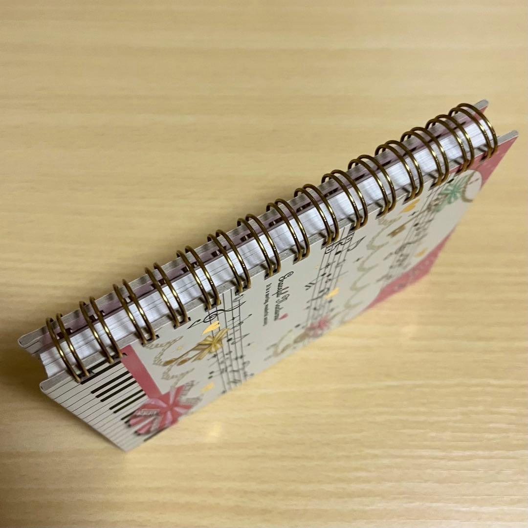 【超激レア！】平成レトロ！可愛い音楽 メモ帳　リングノート　五線譜