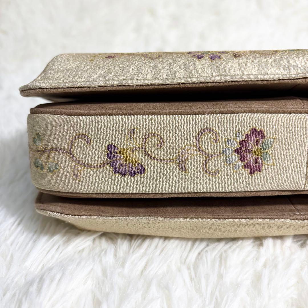 ☆美品☆OKAJIMA オカジマ ハンドバッグ 和装フォーマル 絹100% 高級