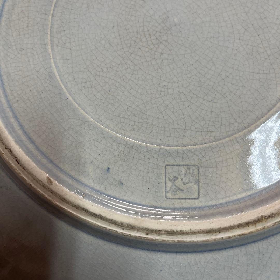 食器　皿　中国　風景　出谷　レア　レトロ　アンティーク