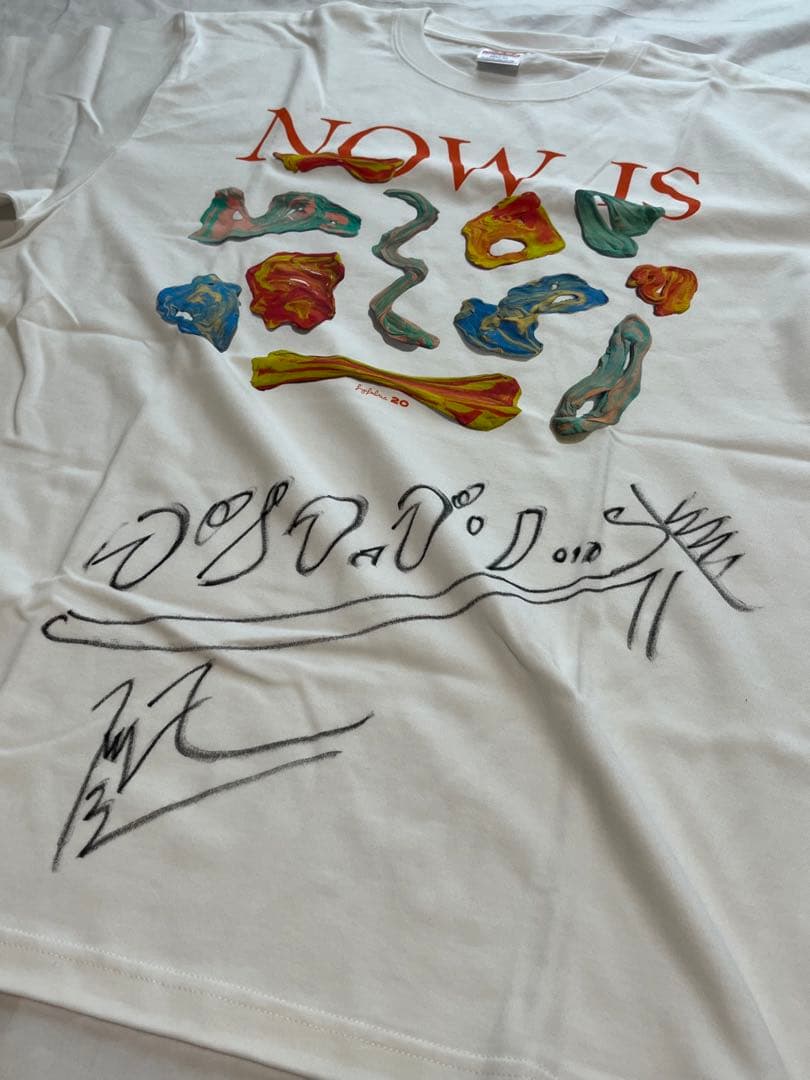 フジファブリック 渋谷　NOW IS Tシャツ サイン入り