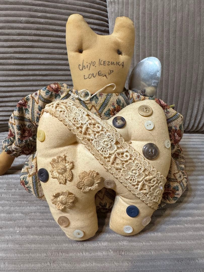 【最終お値下げ】毛塚千代さん猫天使ドール』