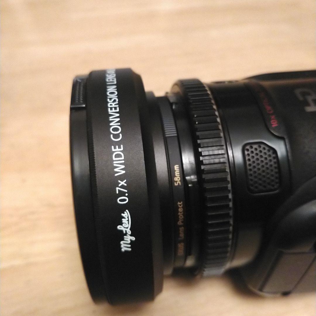 Canon Hf G10 ビデオカメラ 本体 バッテリー2個、0.7ワイコン付