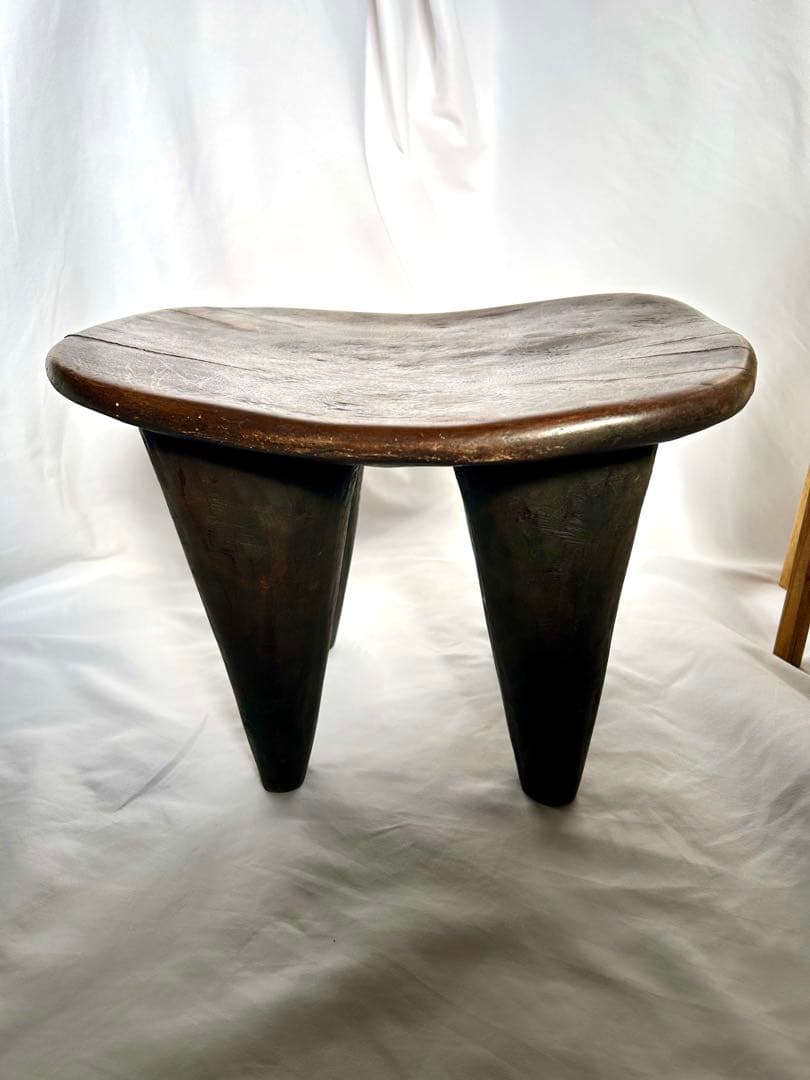 【24時間限定値下げ】アフリカ家具　セヌフォ族　スツール