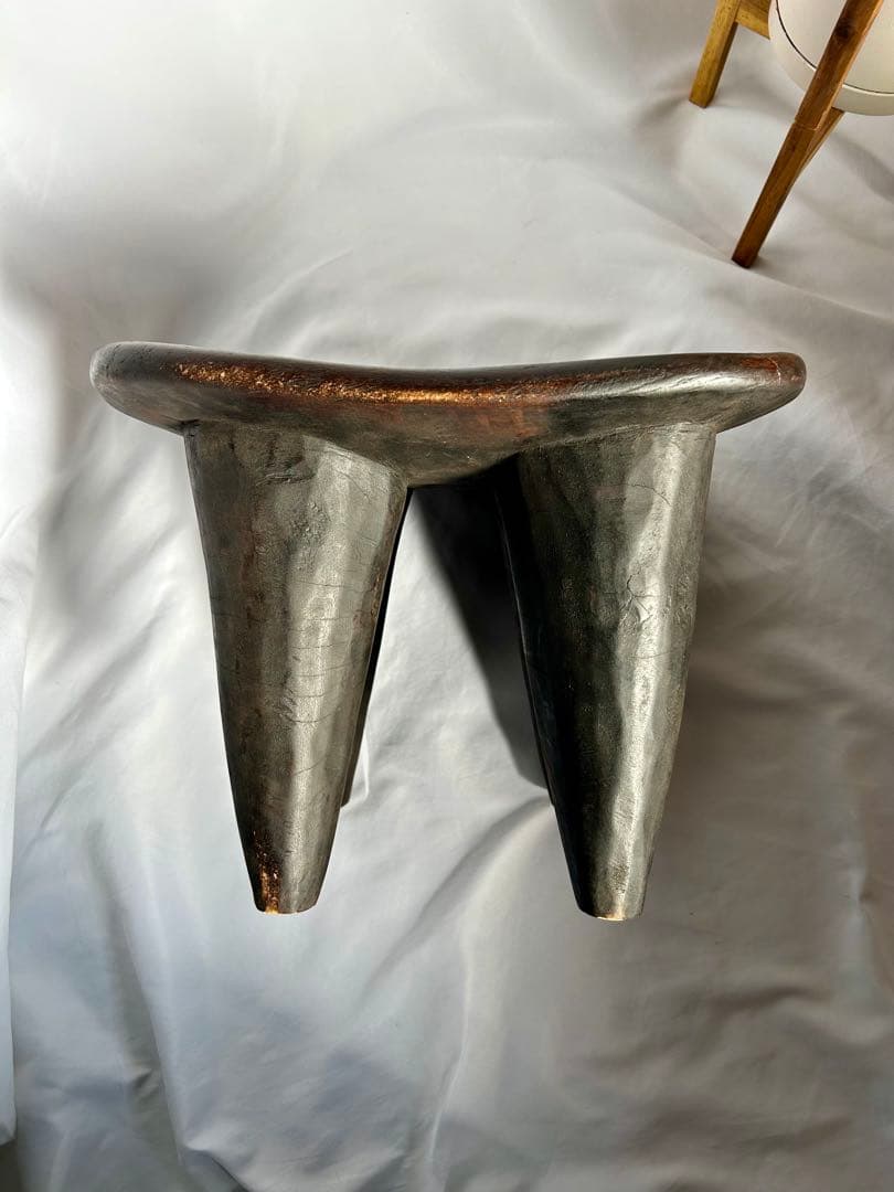 【24時間限定値下げ】アフリカ家具　セヌフォ族　スツール