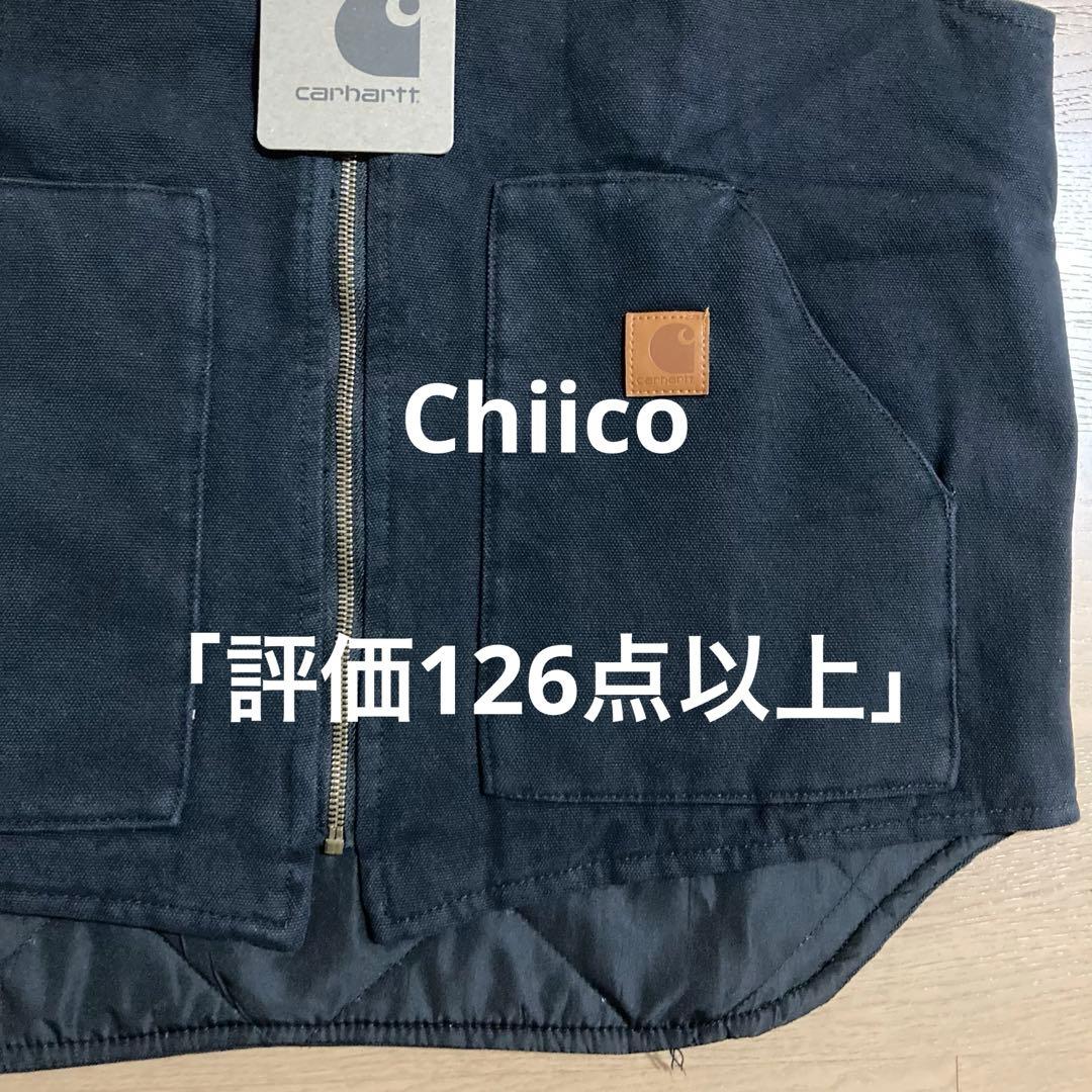 Carhartt ブラック ジップアップベスト M