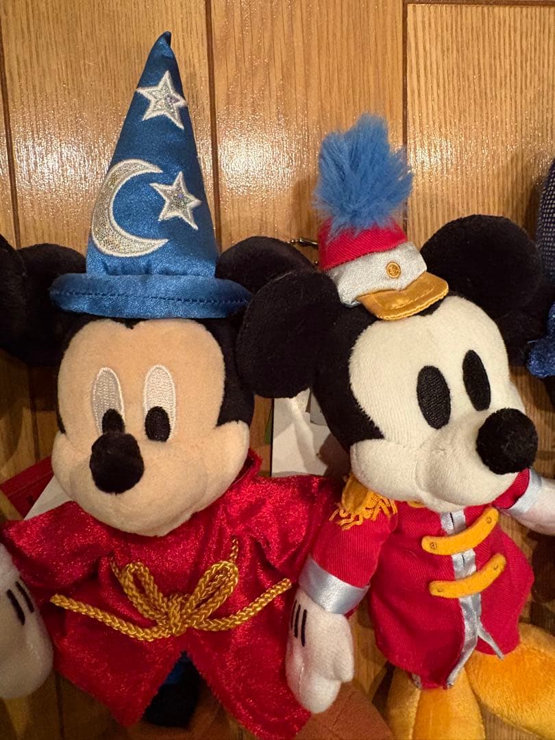 ミッキーマウス ぬいぐるみバッジ 5体セット