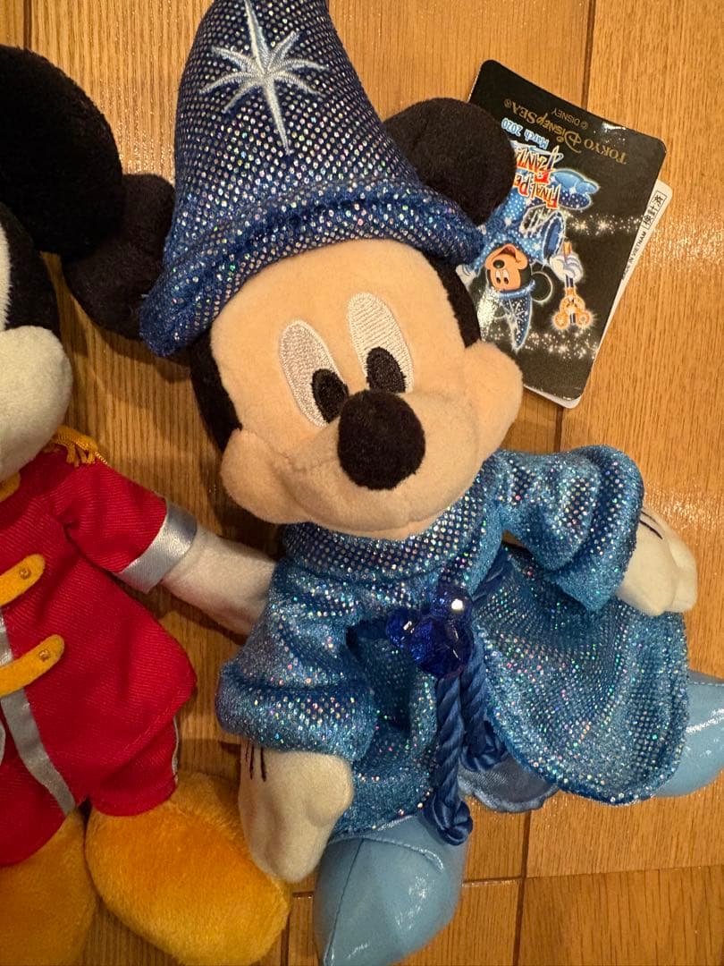 ミッキーマウス ぬいぐるみバッジ 5体セット