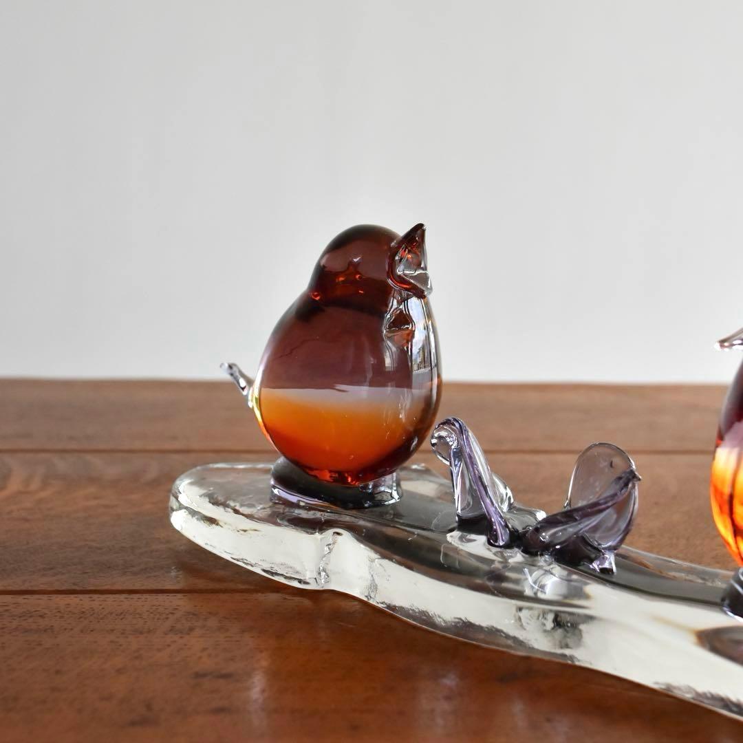 Murano Glass Bird Archimede Seguso ムラーノ