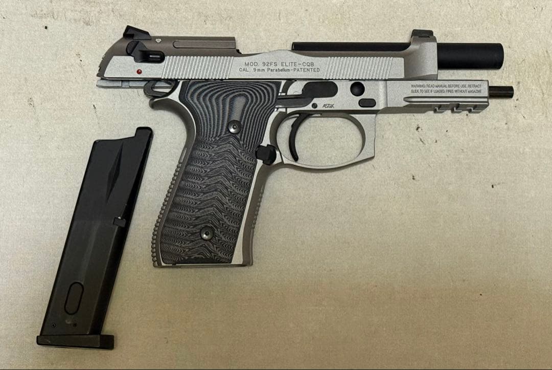 HW樹脂製 WA ベレッタ M92FS ブリガディア エリート 最強 訳有 美品