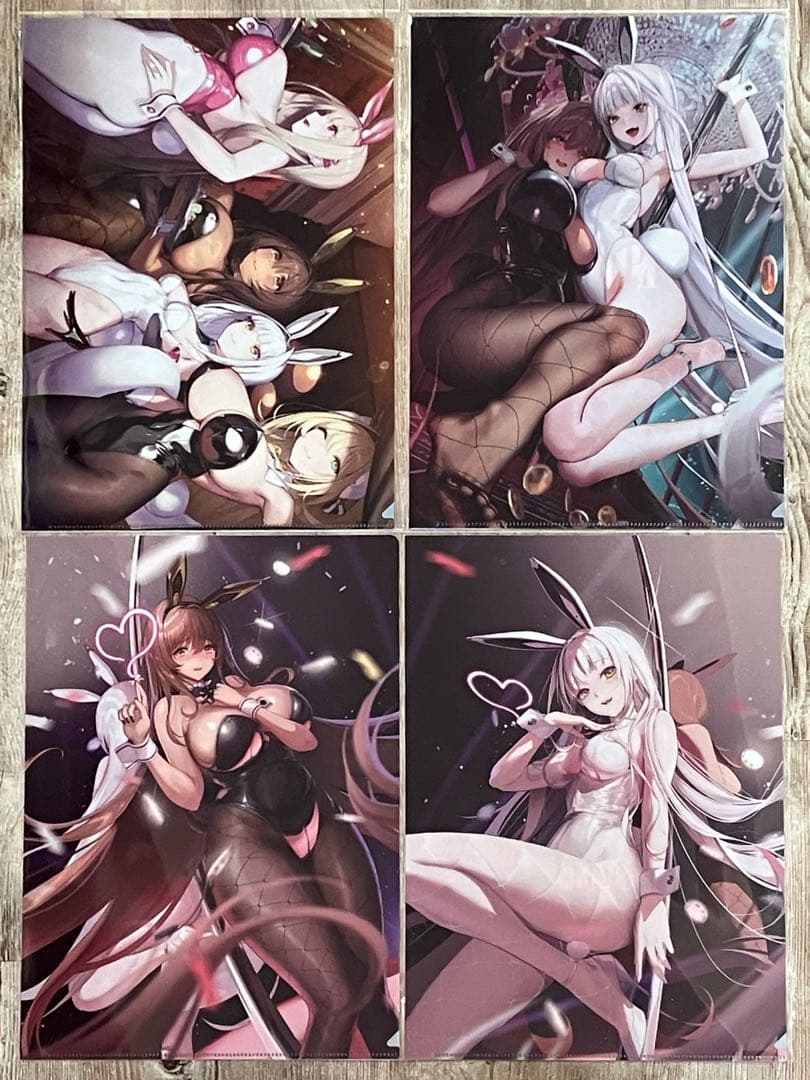 A4クリアファイル4枚セット　勝利の女神NIKKE