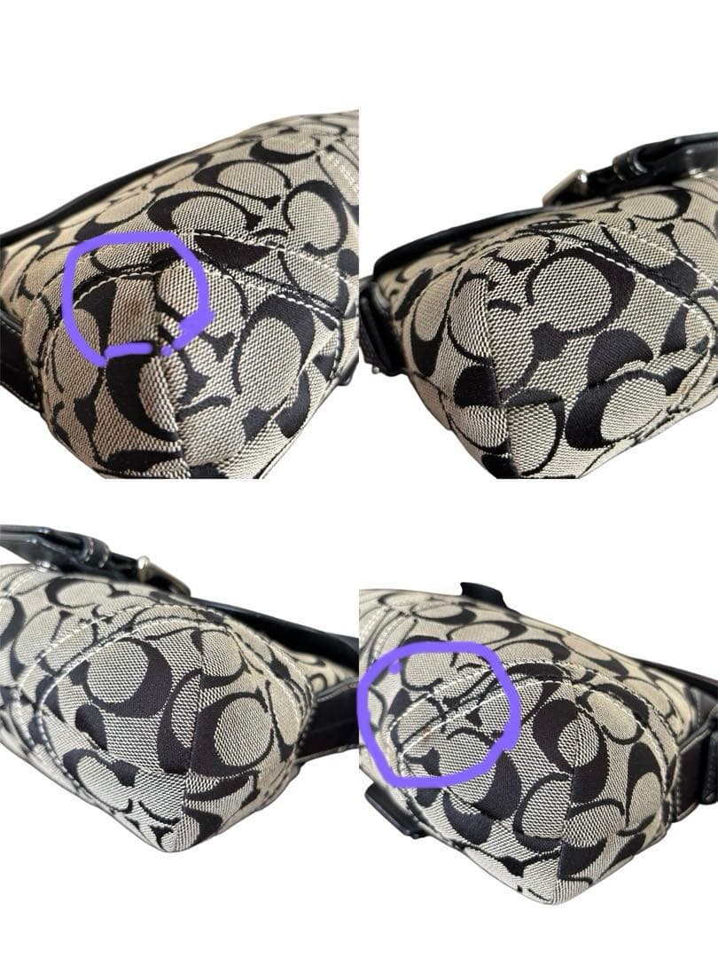 希少✨ COACH ソーホー ワンショルダー バッグ キャンバス 10296