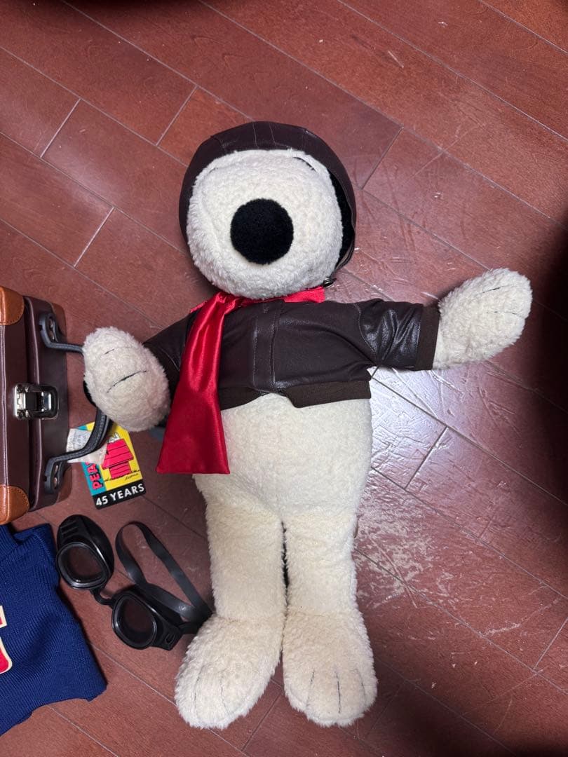 スヌーピー 45周年記念 ぬいぐるみ ジョークールに着せ替え