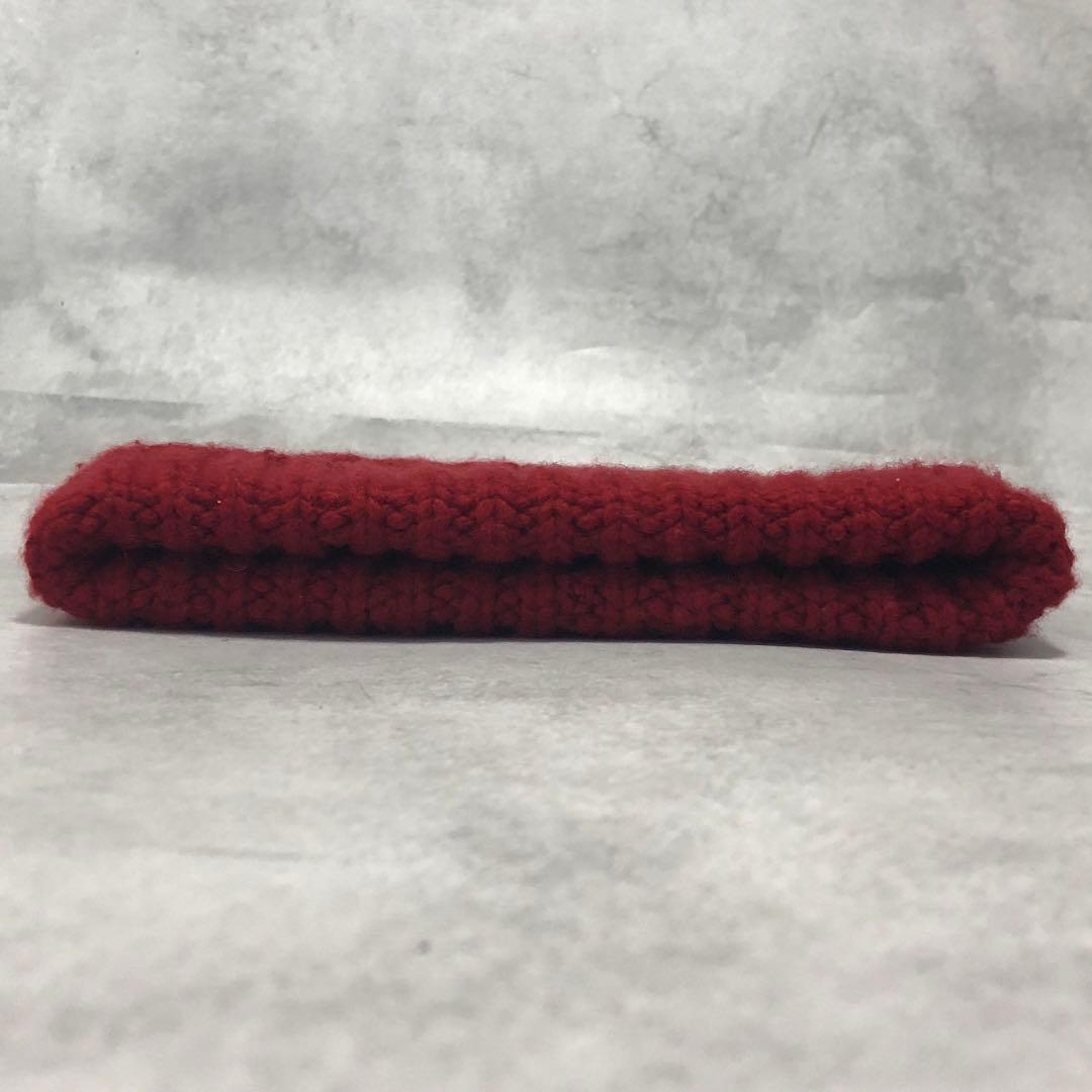 美品✨HERMES カシミヤ100％ ニット帽 Sサイズ レッド ユニセックス