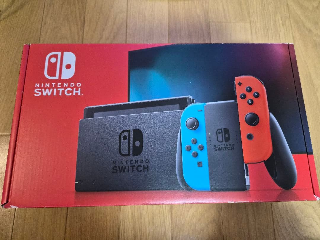 Nintendo Switch ネオンブルー・レッド 本体【スプラトゥーンデコ】