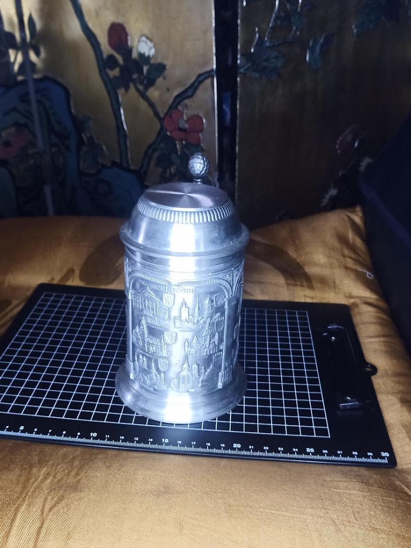 ドイツ製　ZINN BECKER　ピューター　ビアジョッキ