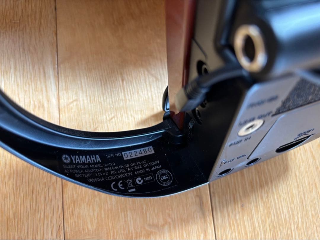 YAMAHA SV-120 サイレントバイオリン　美品　SV120