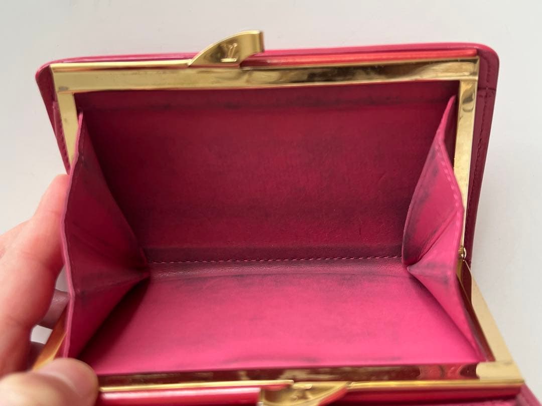 美品！ルイヴィトン　ヴェルニ　ポルトフォイユ　ヴィエノワ　がま口財布