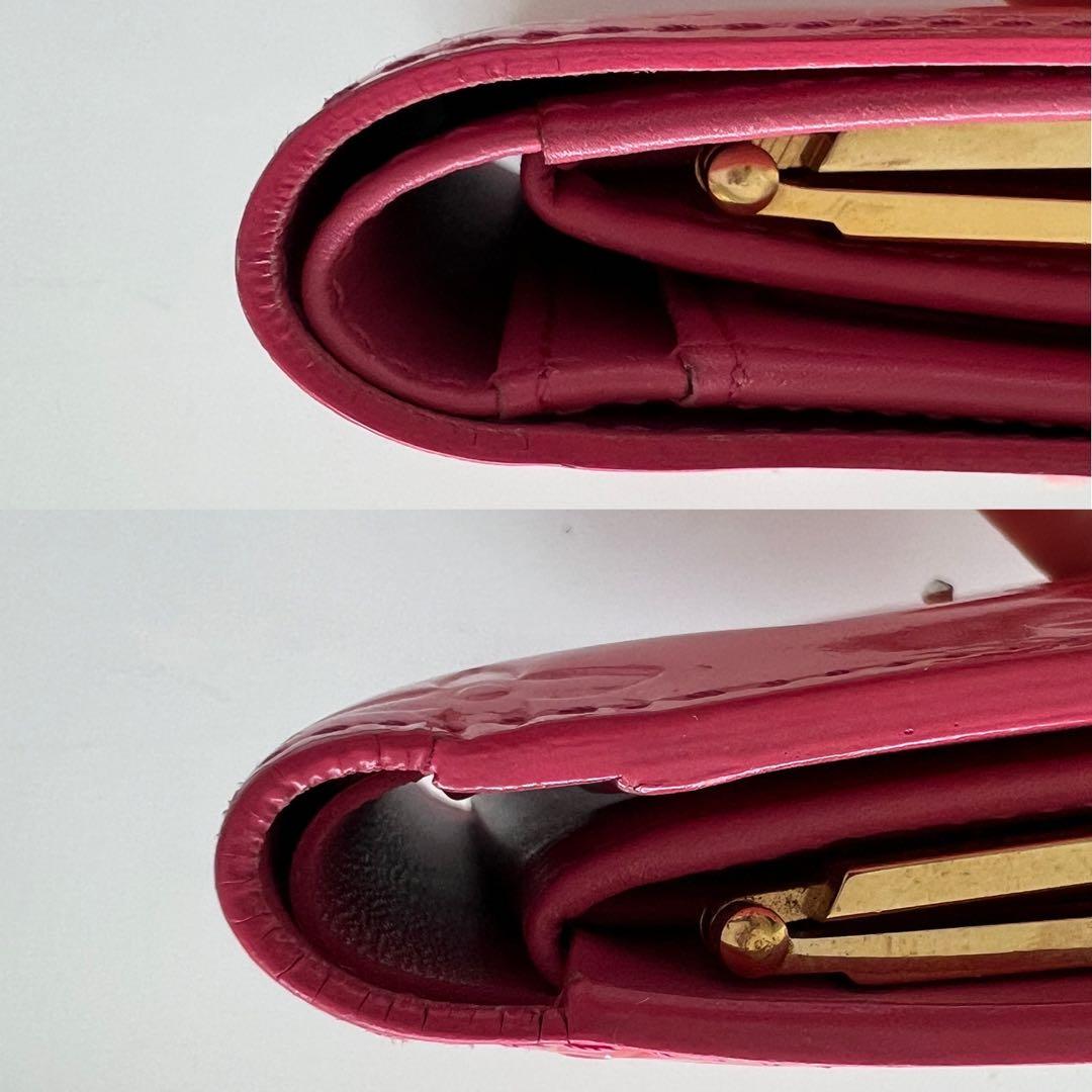 美品！ルイヴィトン　ヴェルニ　ポルトフォイユ　ヴィエノワ　がま口財布