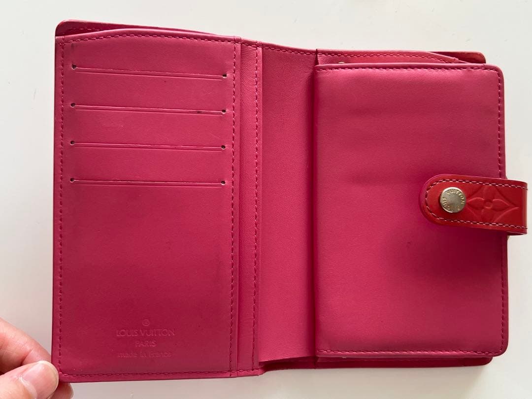 美品！ルイヴィトン　ヴェルニ　ポルトフォイユ　ヴィエノワ　がま口財布