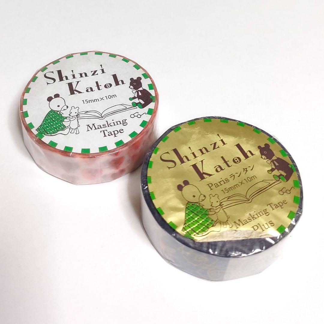 新品 2点 カトウシンジ マステ マスキングテープ