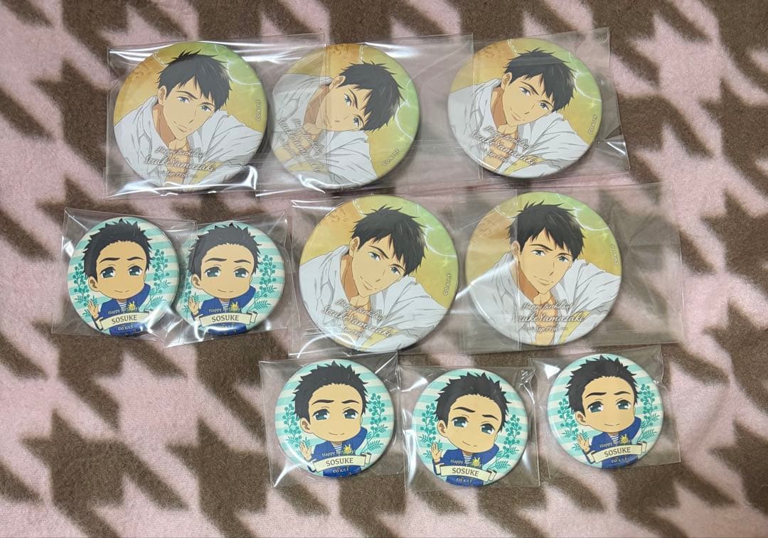 Free! 山崎宗介 Thanks! Birthday 缶バッジセット