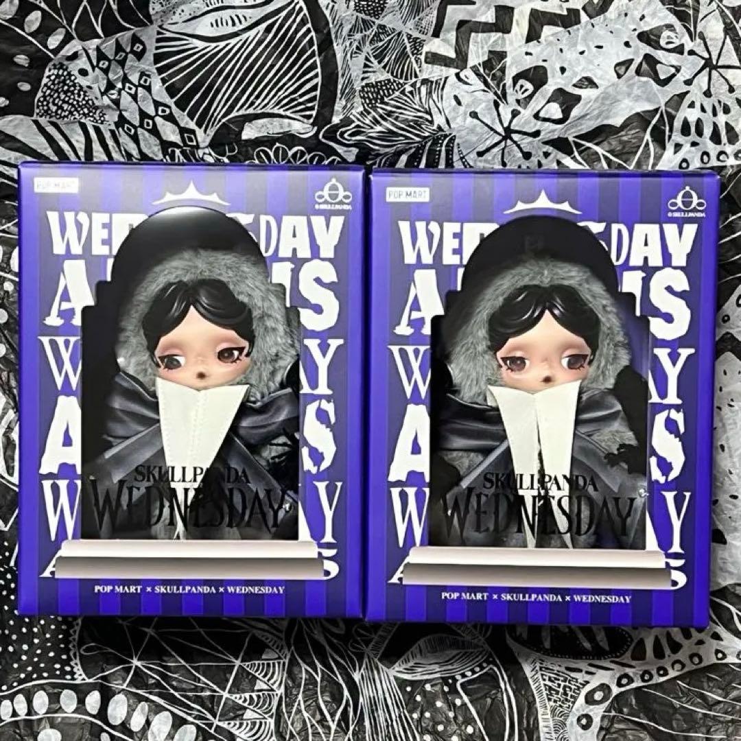 正規品POP MART SKULLPANDA WEDNESDAY ネヴァーモア