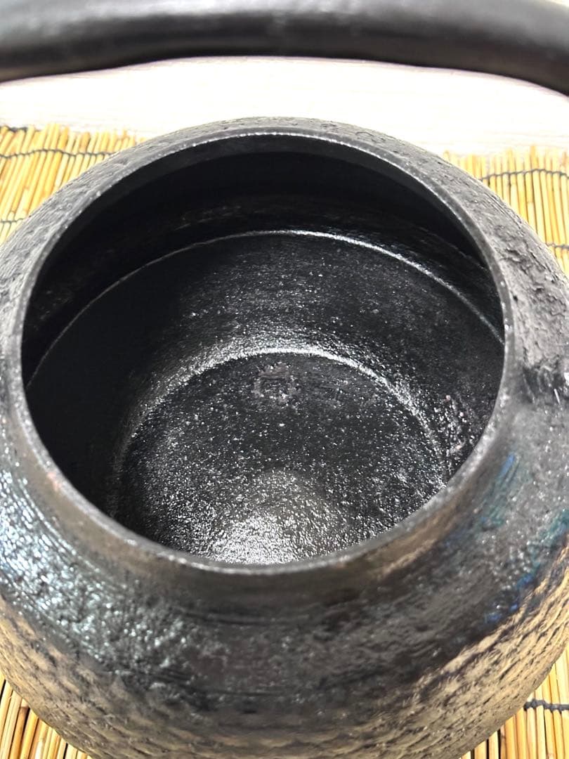 未使用品　南部光栄堂造　２８型　超大型鉄瓶　南部鉄瓶　南部鉄器　調理器具　鉄瓶