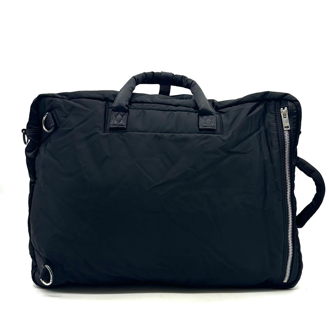 【近年モデル】ポーター タンカー 3way ビジネスバッグ リュック 2層式 黒