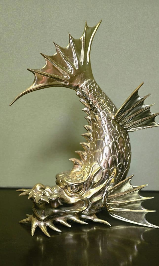 豪華 18金メッキ シャチホコ 2体セット