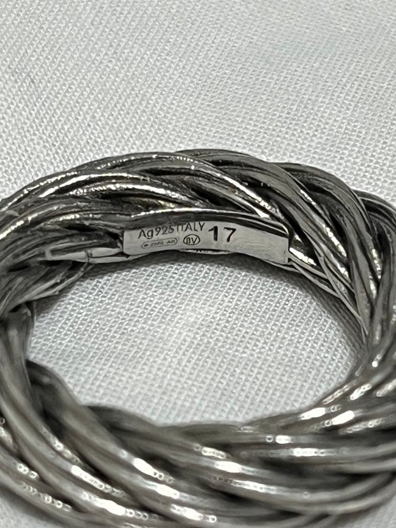 Bottega Veneta シルバー925 ツイストリング