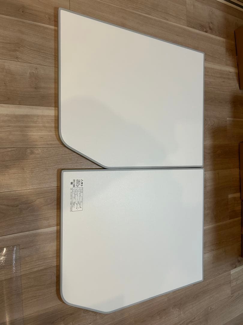 ホワイト 角型風呂ふた 2枚セット