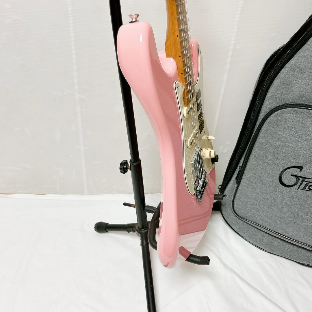 美品 MOOER GTRS S800 エフェクター内蔵ギター ピンク ケース付