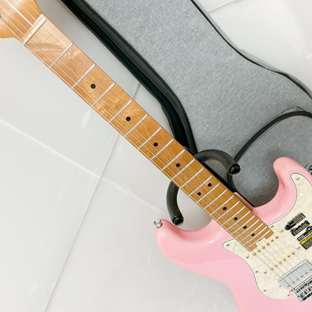 美品 MOOER GTRS S800 エフェクター内蔵ギター ピンク ケース付